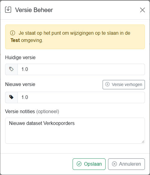 Venster Versie Beheer