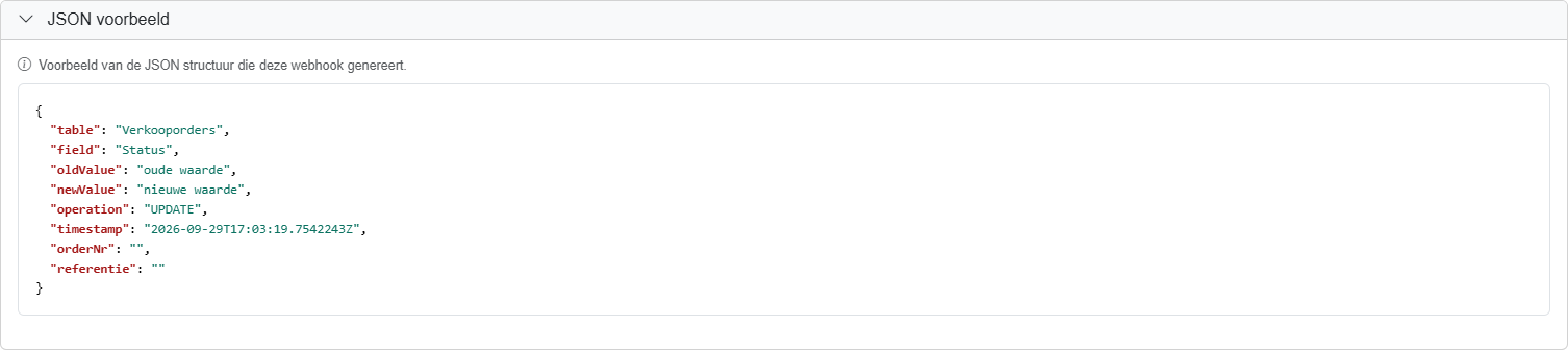 JSON voorbeeld